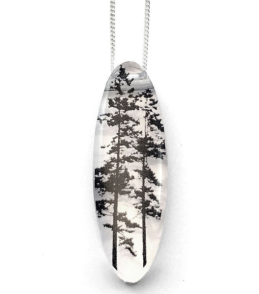 Oval Forest Pendant