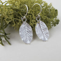 Victoria Wild Rose Leaf Earrings