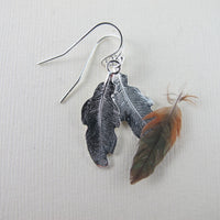 Gabriola Island Hummingbird Feather Earrings