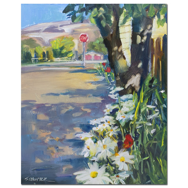 Summer Side Street (framed)