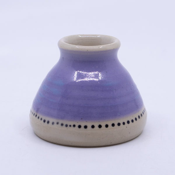 Mini Vase (purple/dots; Rainbow Collection)