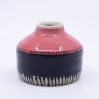 Small Vase (black/red; Rainbow Collection)