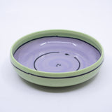 Shallow Dish – Small (lavender/green; Rainbow Collection)