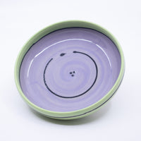 Shallow Dish – Small (lavender/green; Rainbow Collection)