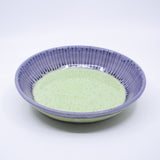 Shallow Dish – Large (lavender/green; Rainbow Collection)