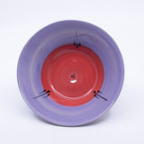 Wide Bowl – Small (purple/red/lines; Rainbow Collection)