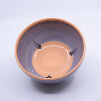 Round Bowl – Medium (lavender/peach; Rainbow Collection)