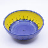 Round Bowl – Medium (blue/yellow; Rainbow Collection)