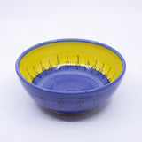 Round Bowl – Medium (blue/yellow; Rainbow Collection)