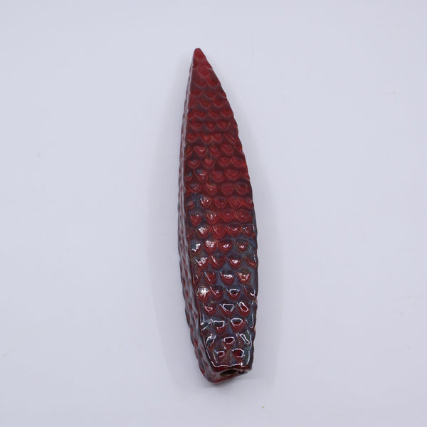 Small Fiddlestick Garden Stake (red scales)