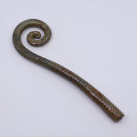 Fern Curl Garden Stake (olive green)