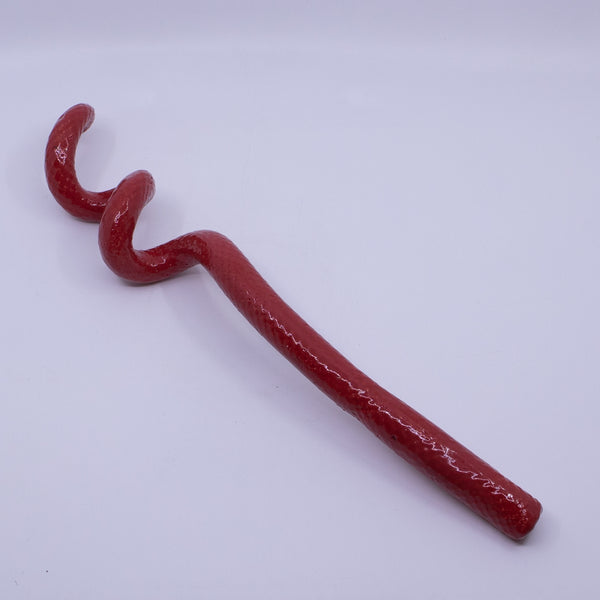 Corkscrew Garden Stake (red)