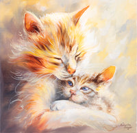 Mother's Love – 12x12 oil/canvas