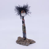 Standing Mini-Muse (black patterned)