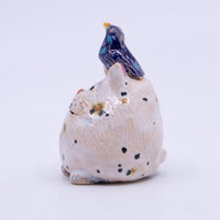 Fat Cat (White with Bluebird)