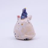 Fat Cat (White with Bluebird)