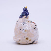 Fat Cat (White with Bluebird)