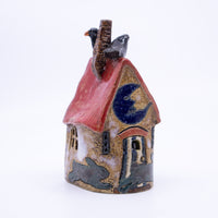 House – Round Running Bunny House (Red Roof, Two Crows)