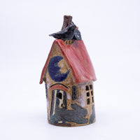 House – Round Running Bunny House (Red Roof, Two Crows)