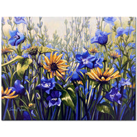 Bluebells and Sunflowers