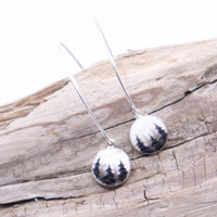 White Cedars Pendant Earrings