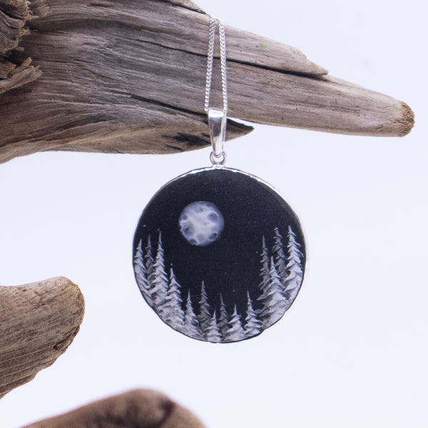 Midnight Cedars Pendant (large)