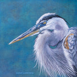 In the Quiet Blue – 6x6 acrylic on paper