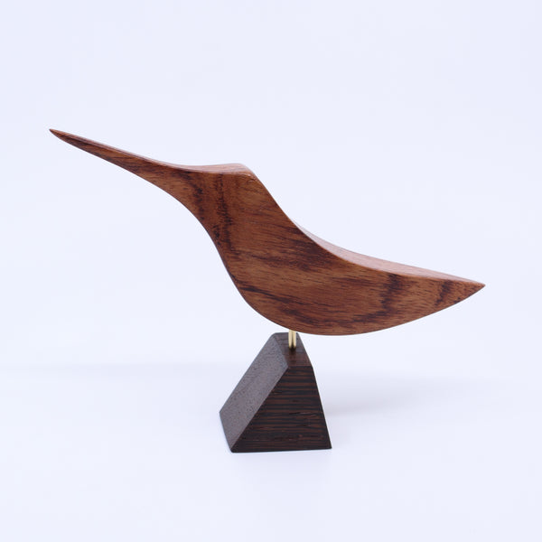 Wooden Bird on Stand