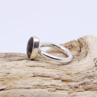 Ring – Hammered Sterling Silver with Agate
