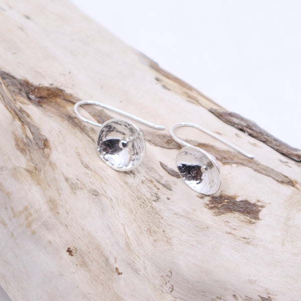 Earrings – Sterling Silver Half-Lentils