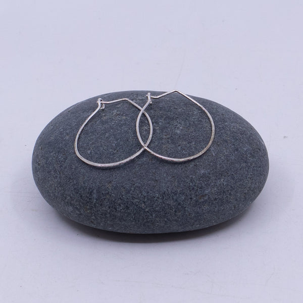 Earrings – Sterling Silver Medium Loops