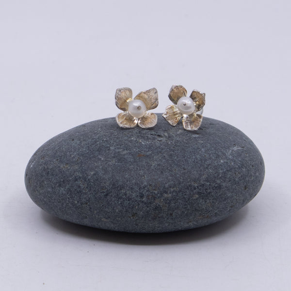 Earrings – Floral & Pearl