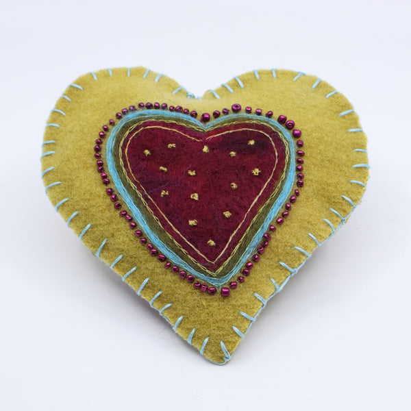 Felted Heart (cross my heart)
