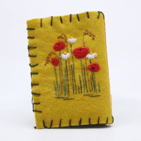 Needlebook (mustard poppies)
