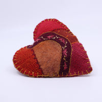 Felted Heart (red)