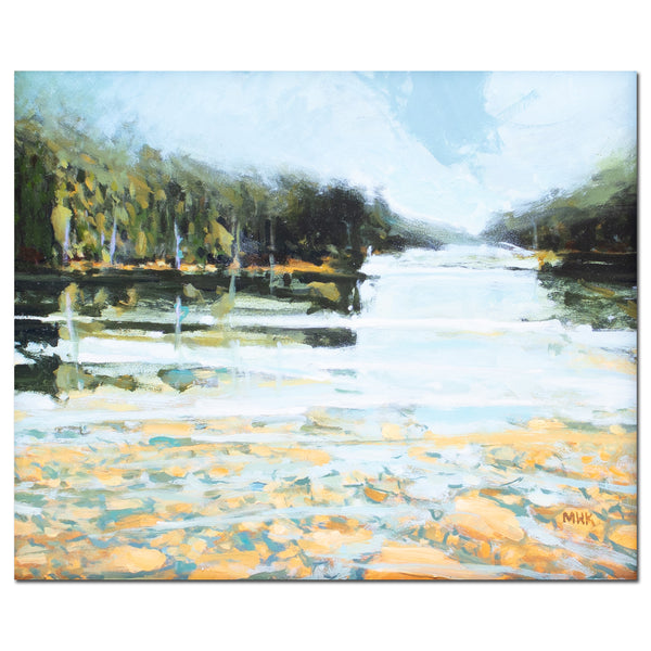 Stones Beneath the Water, Lake Helen McKenzie (framed)