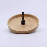 Figured Ring Dish (Maple with Walnut Spindle)