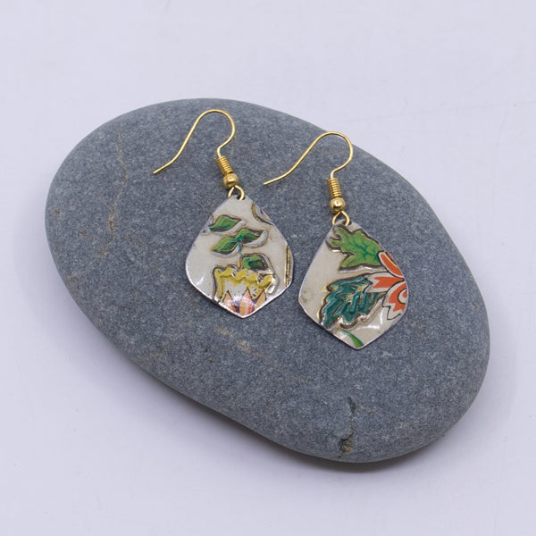 Tin Fishhook Earrings