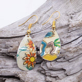 Tin Fishhook Earrings
