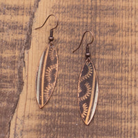 Copper Dangle Earrings