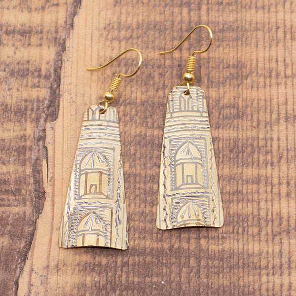 Brass Dangle Earrings