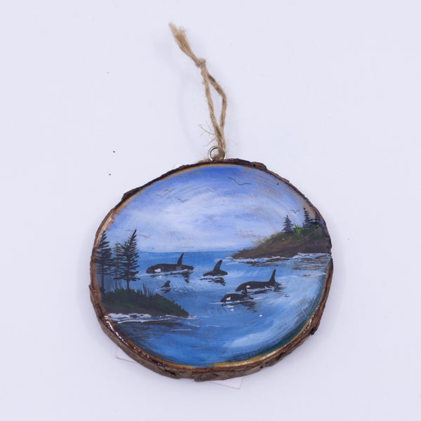 Live-Edge Painted Landscape Mini