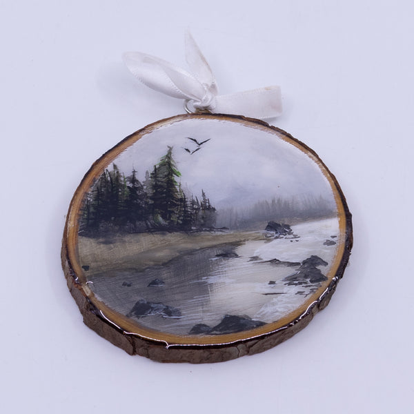 Live-Edge Painted Landscape – Chesterman Beach