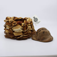 Kelp Basket with Driftwood Lid