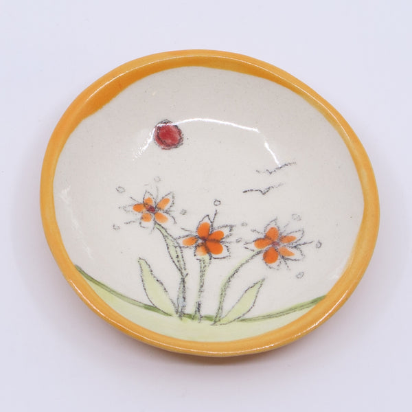 Flowerware Wasabi Dish (pumpkin)