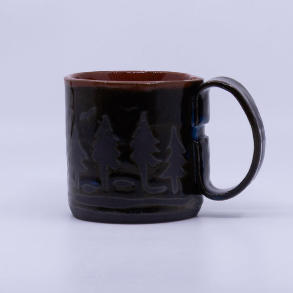 Mug - Waxware trees (brown/orange)