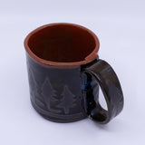Mug - Waxware trees (brown/orange)