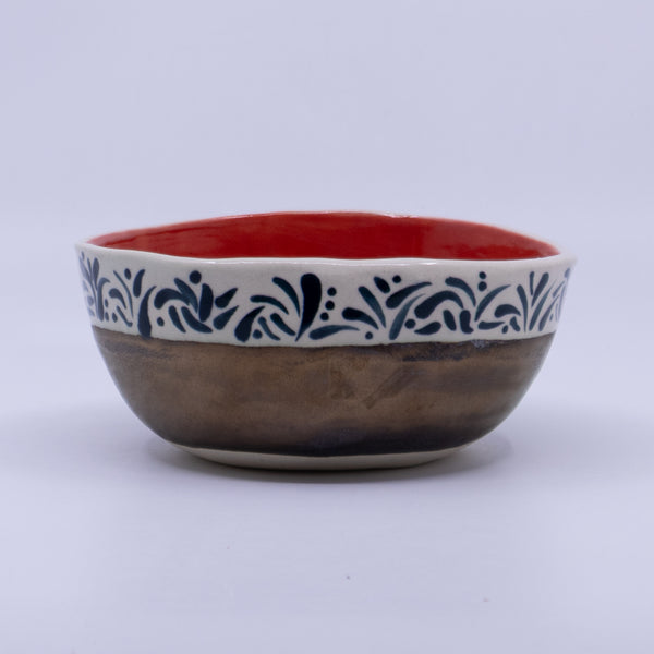 Cereal Bowl (red/bronze)