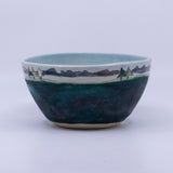 Soup Bowl – Island scene (green/blue)