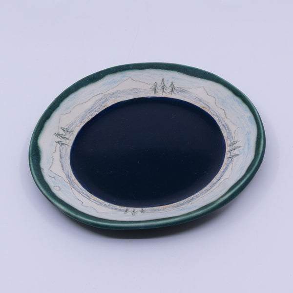 Island Scene 6" Toast Plate